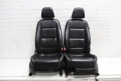 VW Tiguan 5N Black Heated Leather Interior Seats Door Cards 5N0885406H (Item #457794) 