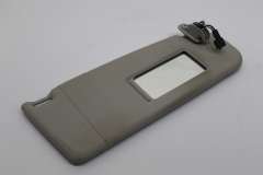 VW Beetle 9C OS Right Sun Visor with Vanity Mirror Pearl Grey 3B0857552A (Item #458947) 