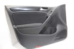 VW Golf Mk6 5 Door Front NS Left Titan Black Door Card 5K4867011BM (Item #470432) 