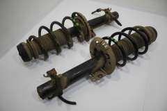 Audi A1 8X Front Spring + Shocks Pair 3 Green 1 Brown 6R0413031J (Item #461228) 