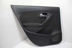 VW Polo MK5 6R 5 Door NS Left Rear Door Card Black 6R6867211AD (Item #461655) 