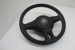 VW Polo MK5 6R 3 Spoke Black Steering Wheel 6R0419091D (Item #463752) 