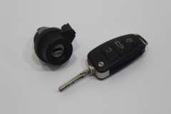 Audi TT 8J Mk2 Ignition Lock and Key  8J0898375D (Item #464032) 