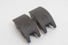 Audi Q7 4M Pair Isofix Slot Trim Cover Murillo Brown New Genuine 4M0887187LZ2 (Item #466012) 