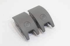 Audi Q7 4M Pair Isofix Slot Trim Cover Metropolis Grey New Genuine 4M08871871JO (Item #466021) 
