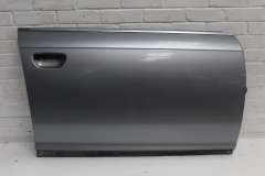 Audi A6 C6 Front OS Right Door Skin Quartz Grey LY7G  4F0831052F (Item #466026) 