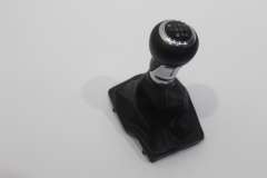Audi A6 C7 S-Line 6 Speed Manual Leather Gear Selector Knob Black 4G0863278F (Item #467275) 