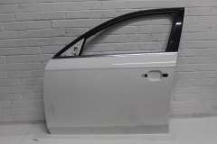 Audi A4 B8 Front NS Left Door Skin Ibis White LY9C 8K0831051J (Item #469757) 