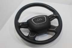 Audi A4 B8 FL Black Multifunction Leather Steering Wheel 4L0419091AC (Item #469773) 
