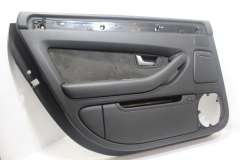 Audi A8 D3 LWB Rear NS Left Door Card Trim Soul Black 4E4867303A (Item #469986) 