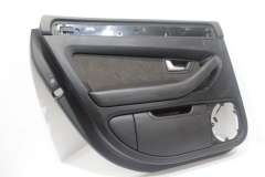 Audi A8 D3 Rear NS Left Black Door Card 4E0867303 (Item #469987) 