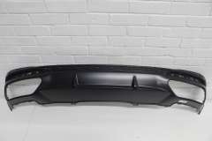 Audi A4 B9 Rear Bumper Spoiler Diffuser Dark Chrome New Genuine 8W0807521ABRU6 (Item #471225) 