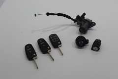 Audi A3 8P Cabriolet Ignition Barrel Door Lock And Flip Keys 8E0827573D (Item #472437) 