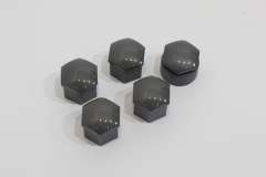 Skoda Octavia 1Z Grey Wheel Nut Bolt Cover Caps x5 New Genuine 321601173AZ37 (Item #473430) 