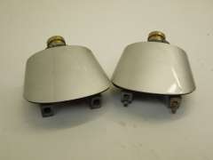 Audi TT 8N Pair Silver Door Wing Mirror Mounting Bracket Collar 8N0857109 (Item #324794) 